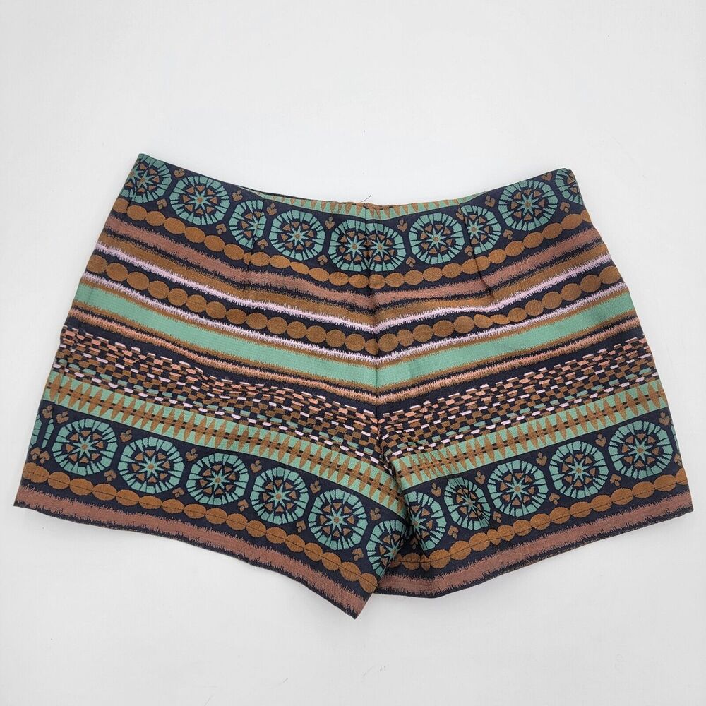 Chelsea & Violet Small Free People Micro Striped Shorts Tribal Western Festival